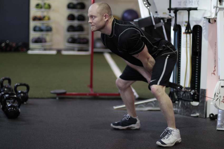 Cable Pull-Through starting position