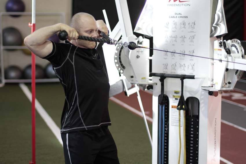Face Pull finishing position