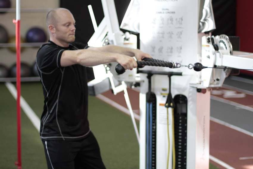 Face Pull starting position