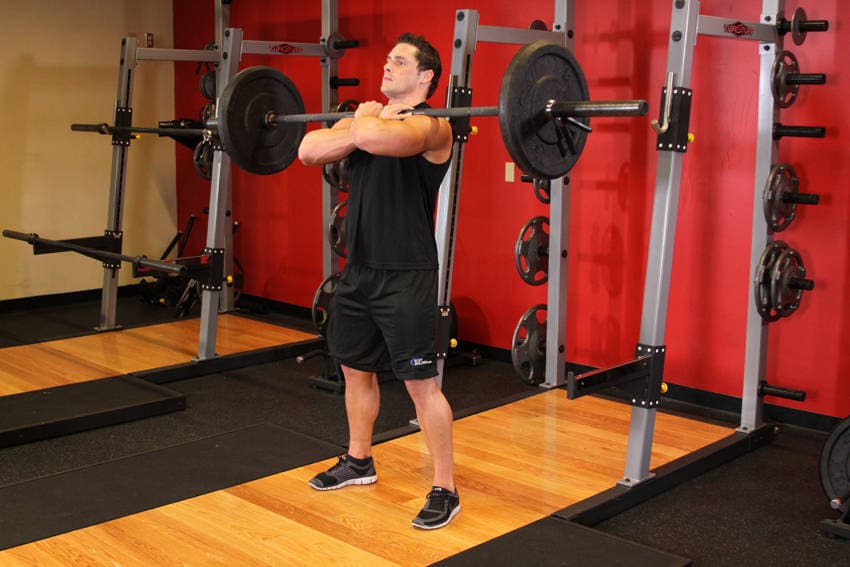 Front Squat starting position