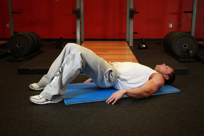 Glute Bridge starting position