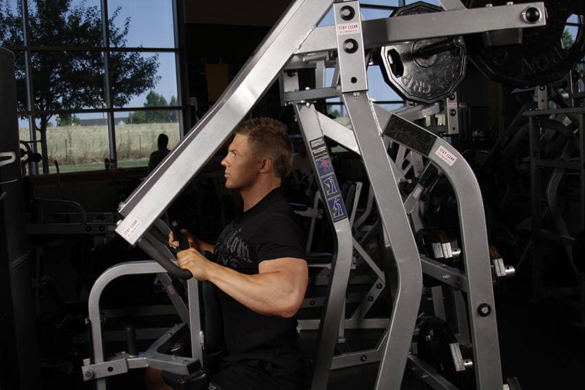 Iso-Lateral Plate-Loaded Row finishing position