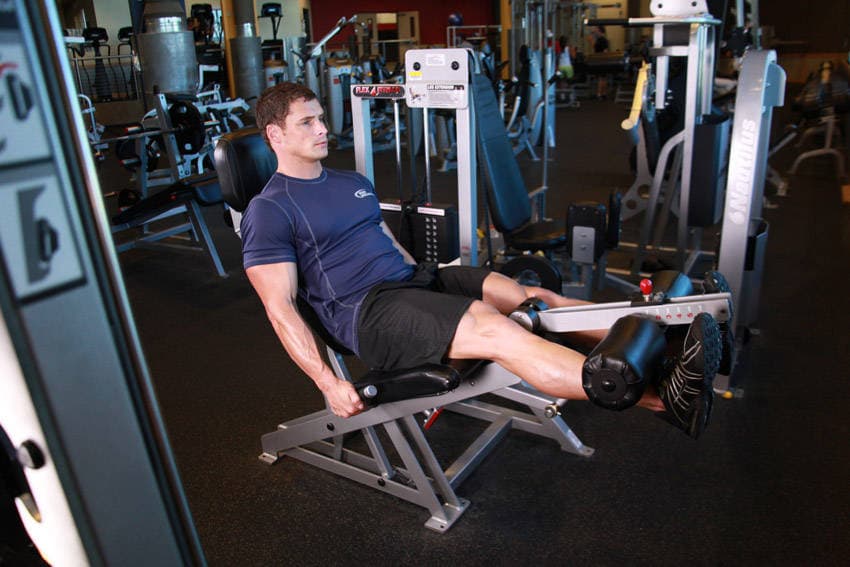 Leg Extension finishing position