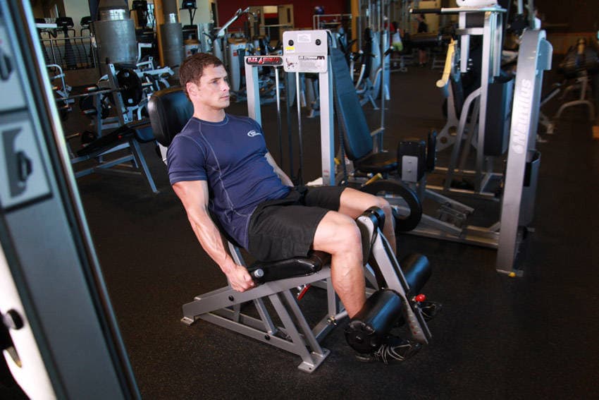 Leg Extension starting position