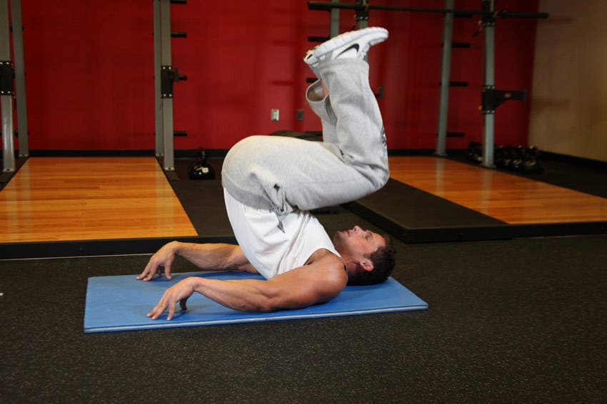 Reverse Crunch finishing position