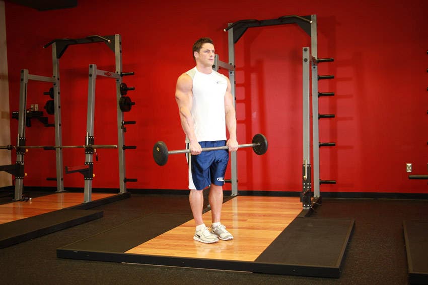 Reverse Curl starting position