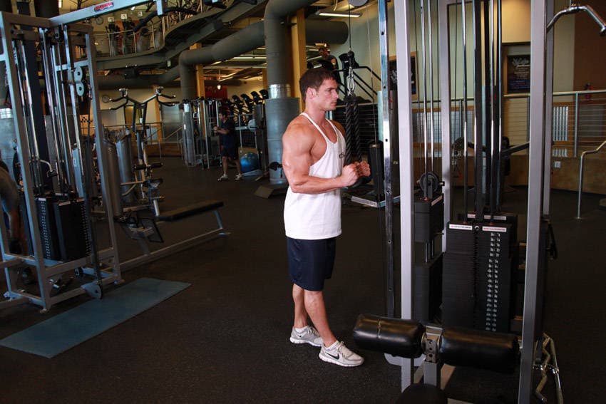 Rope Pressdown starting position