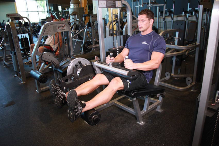 Seated Leg Curl starting position