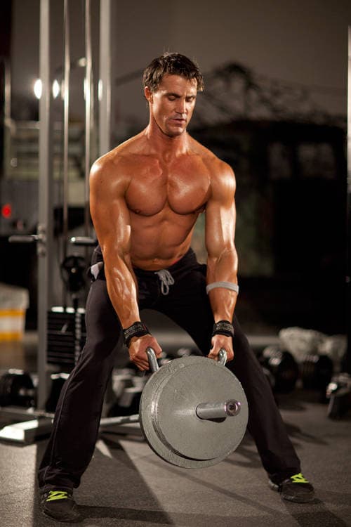 T-Bar Row starting position