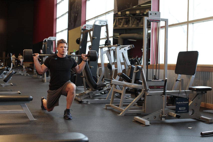 Walking Lunge finishing position