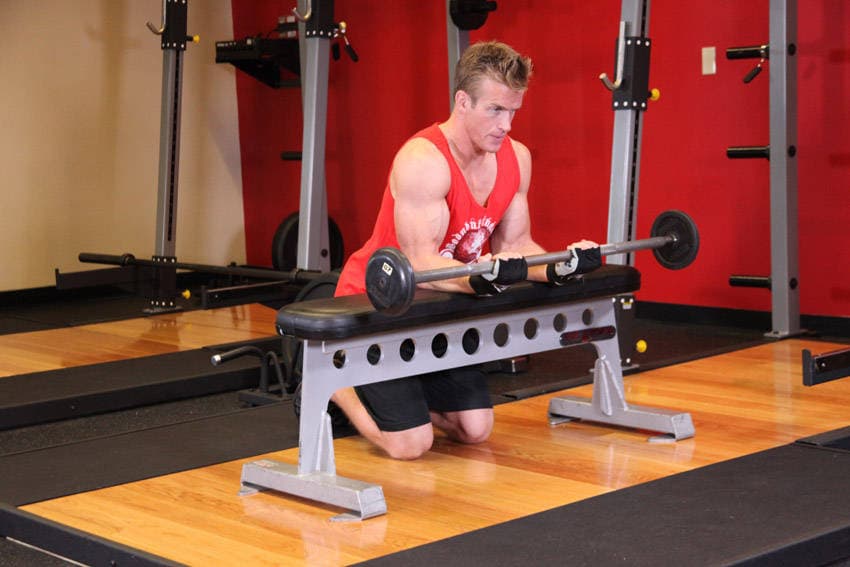 Wrist Curl finishing position